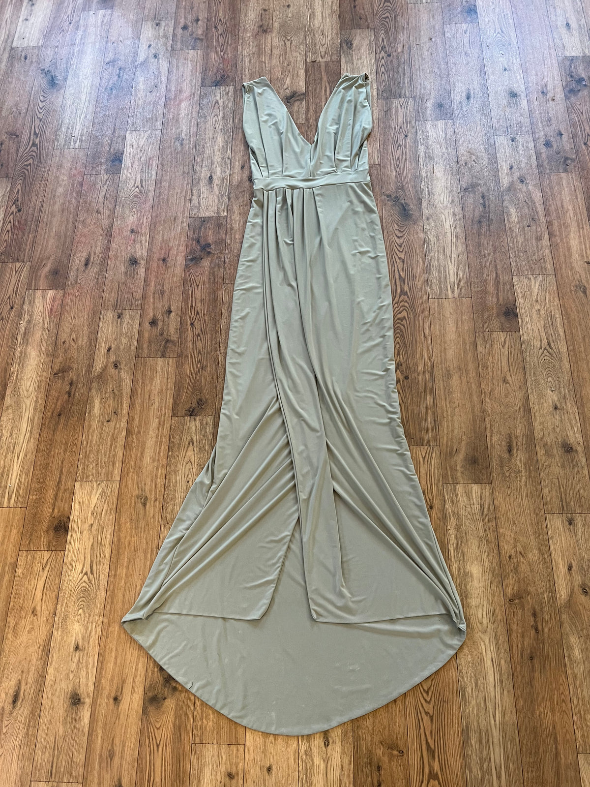 Fishtail Wrap Dress