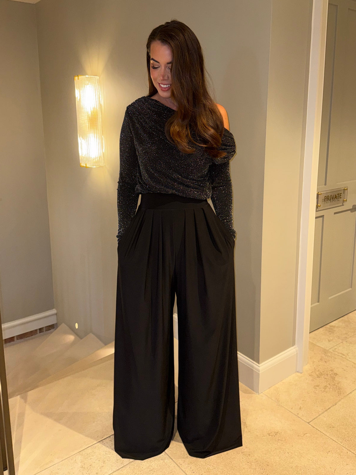 Long Sleeved Ruched Off the Shoulder Body