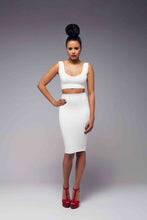 Load image into Gallery viewer, V Neck Bodycon Skirt Dress