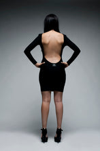 Load image into Gallery viewer, Long Sleeved Backless Bodycon Dress