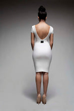 Load image into Gallery viewer, V-Neck Capsleeve Bodycon Dress