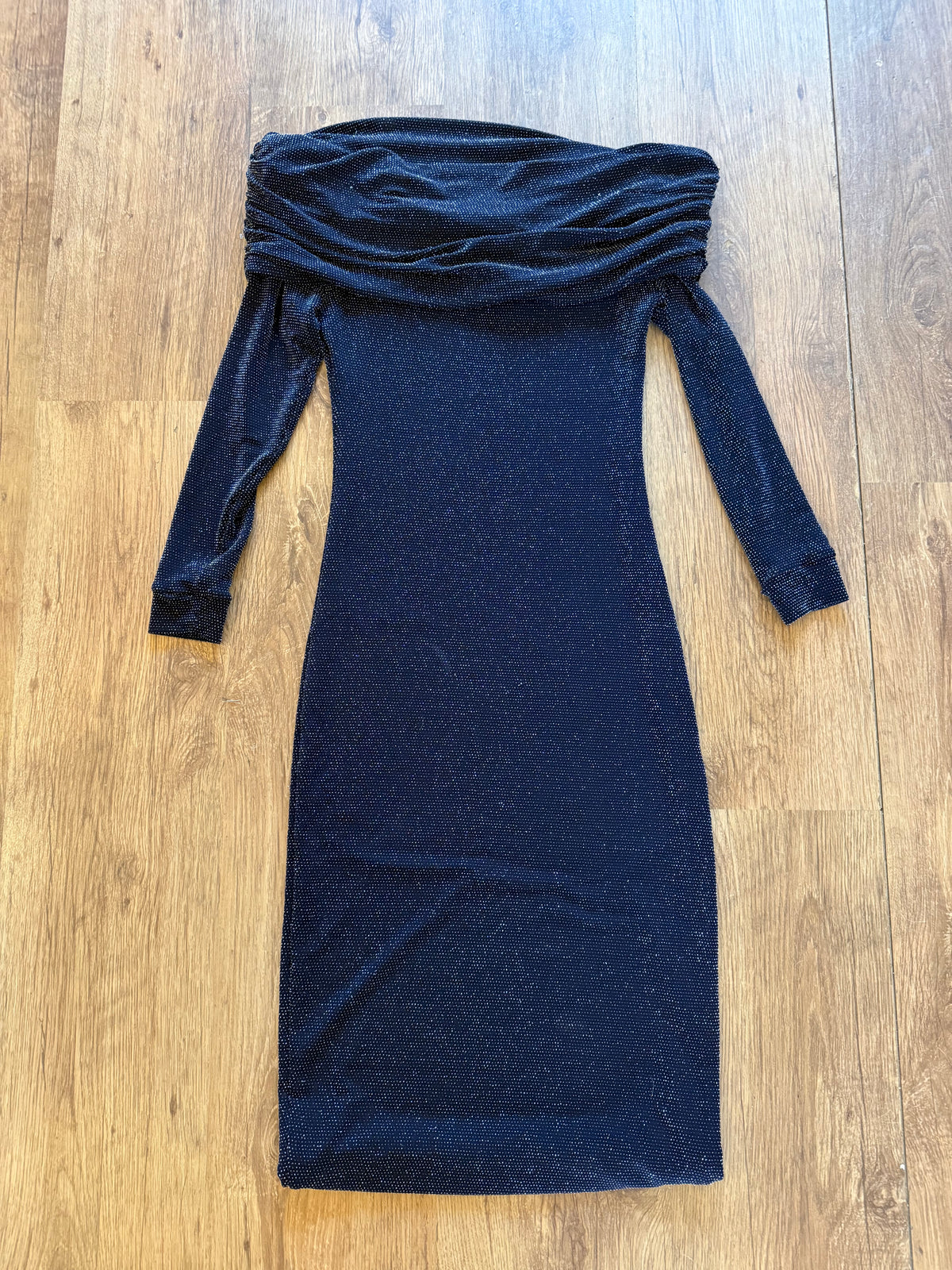 Long Sleeved Bardot Dress