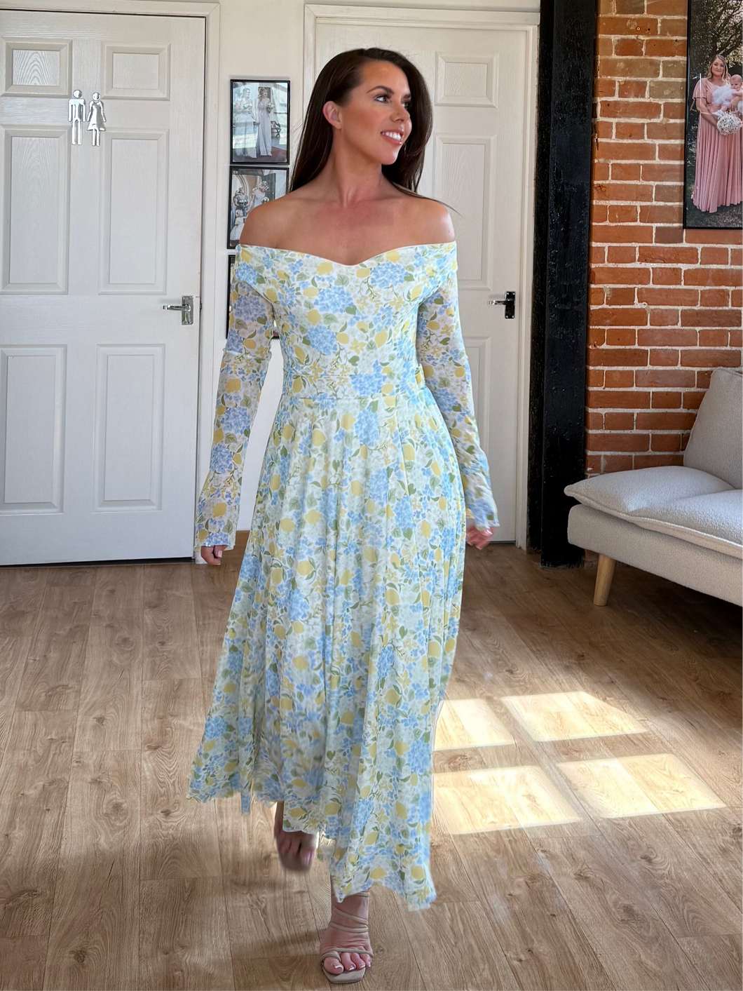 Mesh Long Sleeved Bardot Body