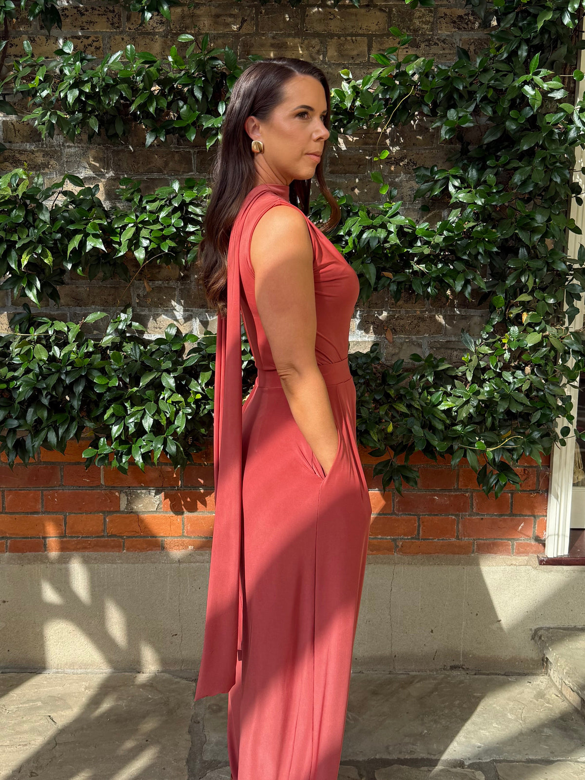 Ruched One Shoulder Multi Top