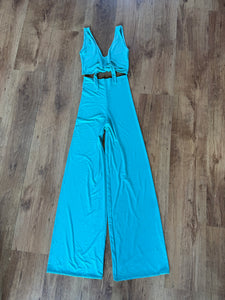 Straight leg Trouser and matching Tie front Top