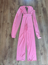 Load image into Gallery viewer, Plunge Cape Jumpsuit
