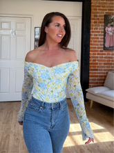 Load image into Gallery viewer, Mesh Long Sleeved Bardot Body

