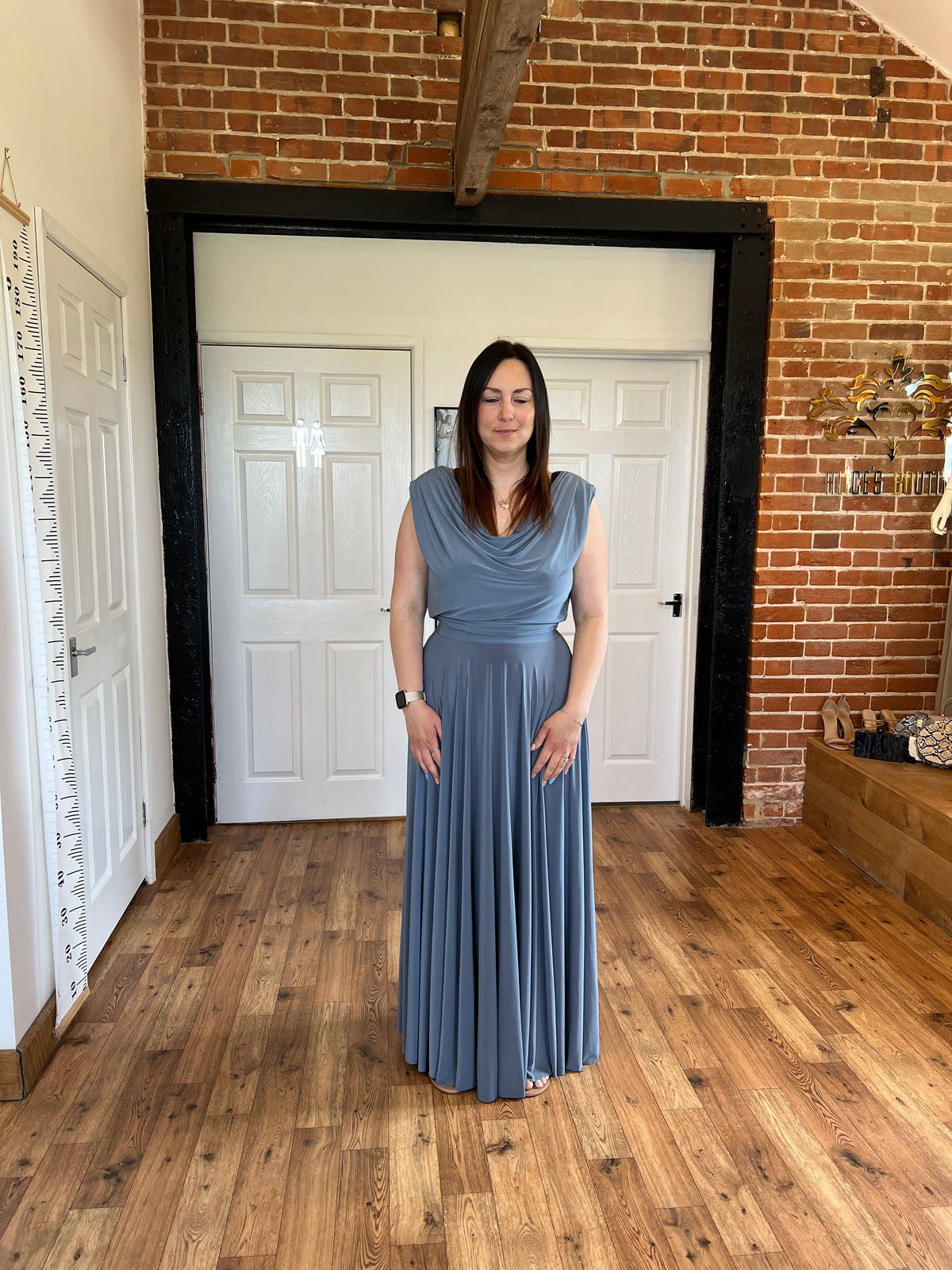 The Double Cowl Dress