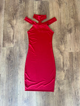 Load image into Gallery viewer, Off the shoulder with collar dress
