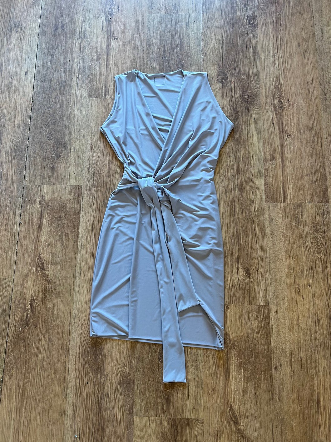 Sleeveless Wrap Dress