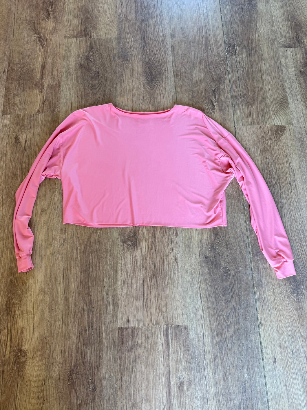 Long Sleeved Loose Crop Top