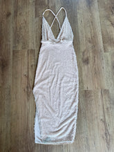 Load image into Gallery viewer, Plunge Cross Sequin Dress
