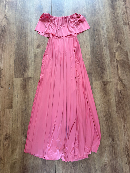 Ruffle Bardot Floaty Dress