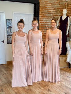 Spaghetti Strap Bridesmaid Dress
