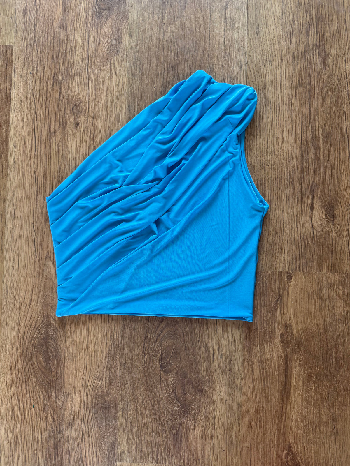 Luxury Pleated One Shoulder Top