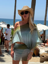 Load image into Gallery viewer, Mesh Shoulder Drape Top

