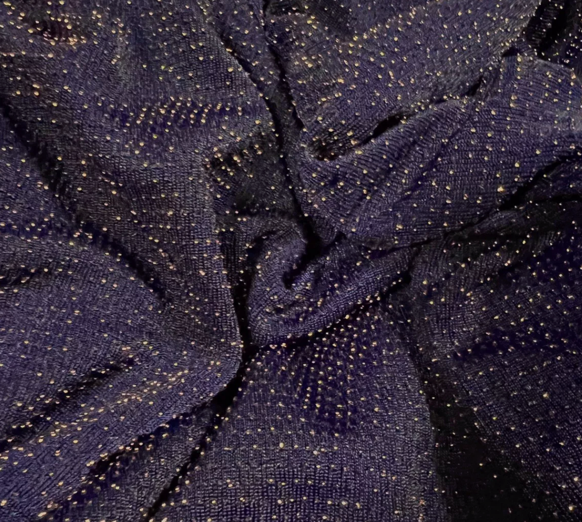 Navy with Rose Gold Sparkle Jersey