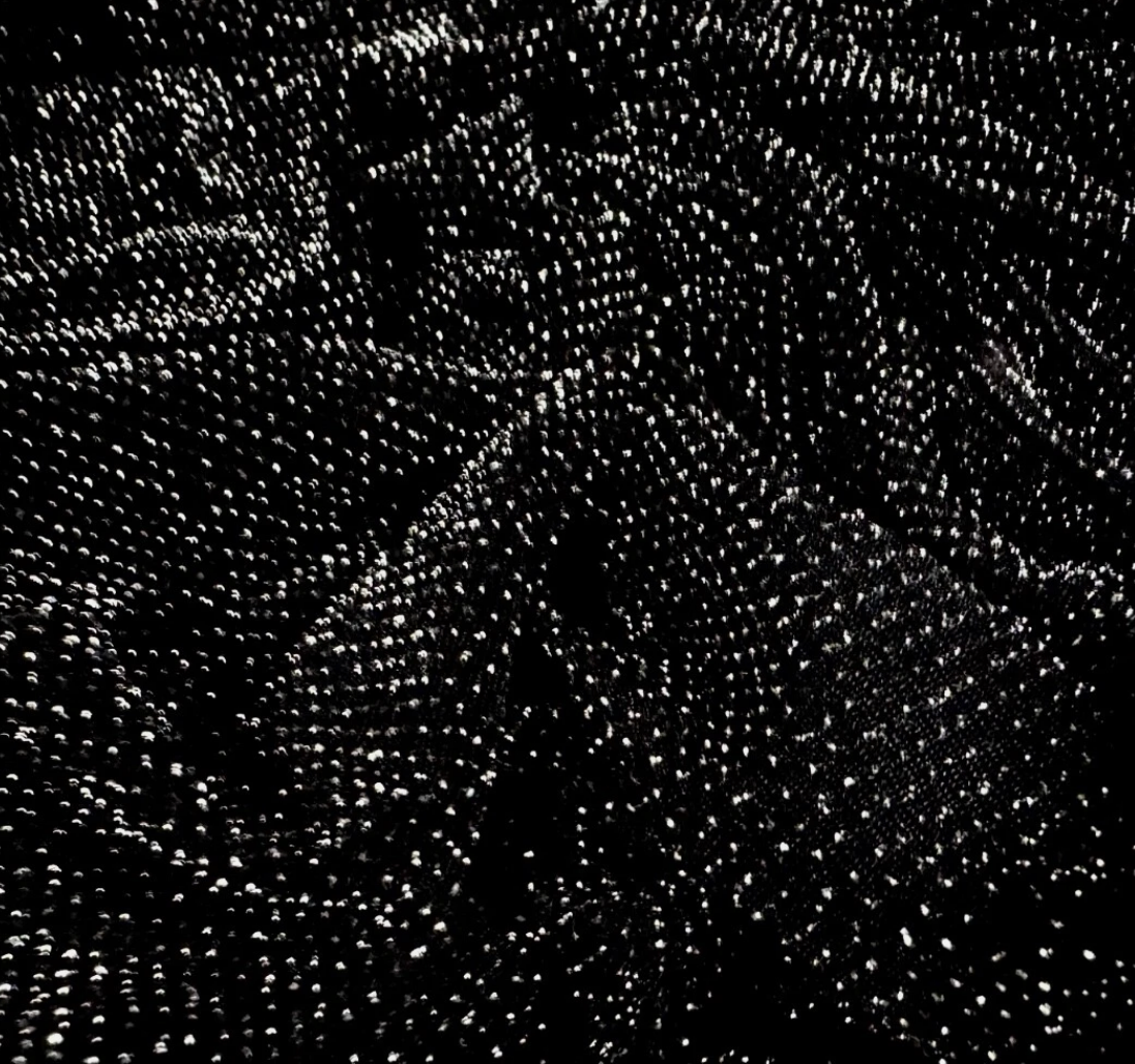 Black with Silver Sparkle Jersey