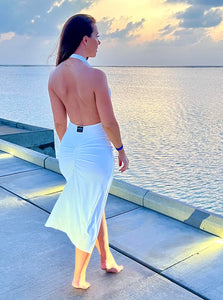 Backless Cowlsneck Dress