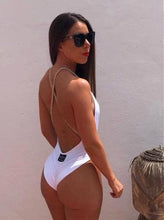 Load image into Gallery viewer, Plunge Cross Backless Beaded Body

