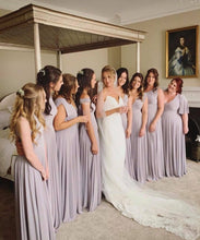 Load image into Gallery viewer, Variety of Necklines for group of Bridesmaids
