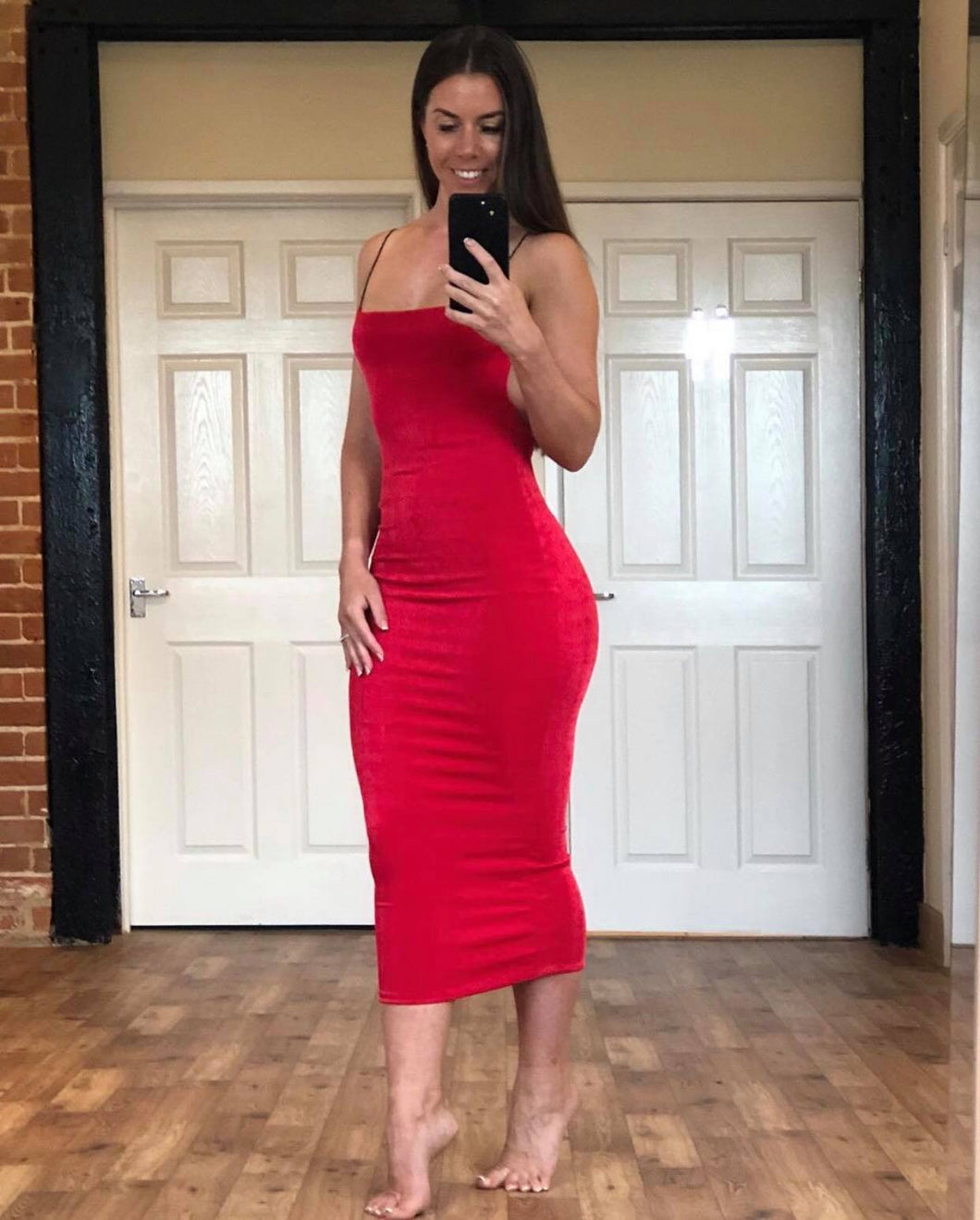 Backless Spaghetti Dress