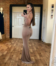 Load image into Gallery viewer, Plaited Tie Fishtail Dress
