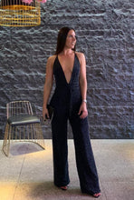 Load image into Gallery viewer, Plunge Plaited Wrap Around Jumpsuit
