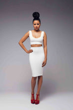 Load image into Gallery viewer, V Neck Bodycon Skirt Dress
