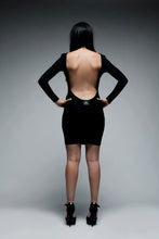 Load image into Gallery viewer, Long Sleeved Backless Bodycon Dress
