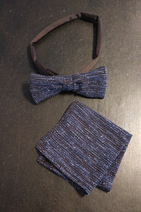 Mens Matching Bowtie and Handkerchief