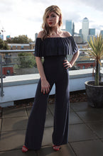 Load image into Gallery viewer, Ruffle Bardot Jumpsuit
