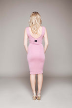 Load image into Gallery viewer, V Neck Cutaway Bottom Bodycon Dress
