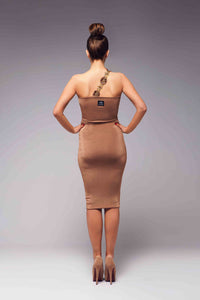 One Beaded Strap Bodycon Dress