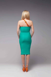 One Beaded Strap Bodycon Dress