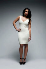 Load image into Gallery viewer, Narrow V Neck Bodycon Dress
