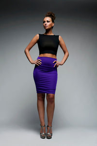 High Roundneck Crop Top