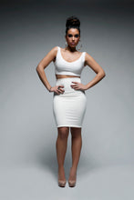 Load image into Gallery viewer, Narrow V Neck Crop Top
