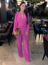Load image into Gallery viewer, Ruched Body Wide leg Jumpsuit
