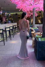 Load image into Gallery viewer, Plaited Tie Fishtail Dress

